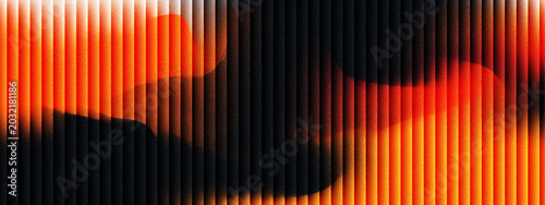 Bild auf Leinwand Wavy abstract flow, futuristic blur effect, reeded vertical displacement