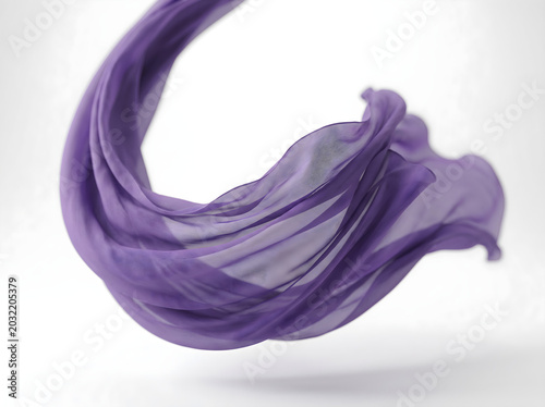 Silk Flowing Purple Fabric Abstract Motion Background for Elegant Design Concepts