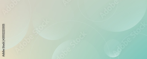 Photos Soft beige and teal gradient vector background, featuring subtle circular line patterns