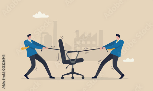 Fotografía Business, compete Big industrial for vacancy, job promotion or career developmen