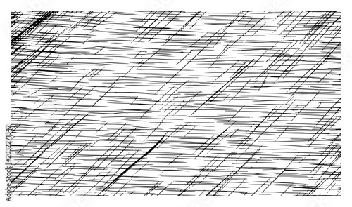 Bild auf Leinwand Crosshatch texture with overlapping fine line shading in hand drawn sketch style