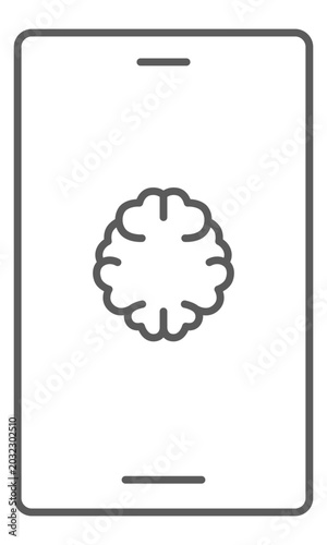 スマホ画面アイコン　人工知能
