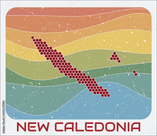 Photos New Caledonia vintage logo