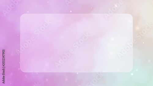 Soft Pastel Dreamy Nebula 4K Seamless Loop, Abstract Pink and Purple Gradient Motion Background, Ethereal Magical Particles for Beauty and Wellness Backdrop