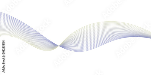 Foto Abstract blue water waves flowing around a white plastic bottle with smooth arti