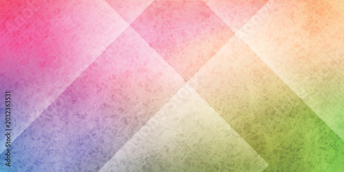 Vibrant Multicolor Geometric Gradient Texture Background Design