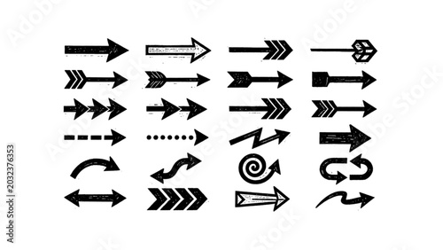 Canvastavla Creative arrow symbols for web and interface design projects.