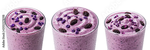 Canvastavla Raisin magnified fluid smoothie liquid extract showcasing organic plant emulsion