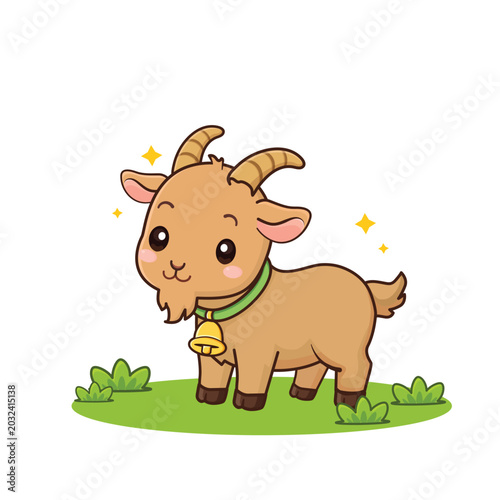 фотографія Goat Cartoon billy goat buck