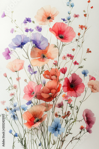 Delicate Floral Arrangement Blooms