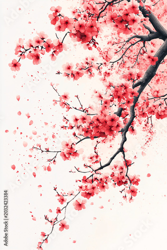 Blooming Cherry Blossoms