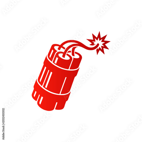 Foto Red Dynamite Icon Vector