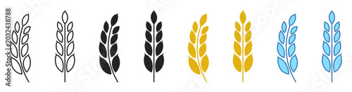 Foto wheat ears icon