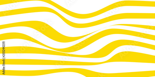 Simple yellow thin and bold wave line pattern can be used background.  lines creative cover