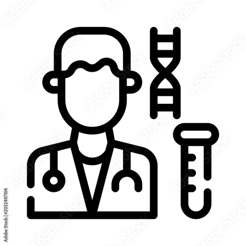 researcher line icon