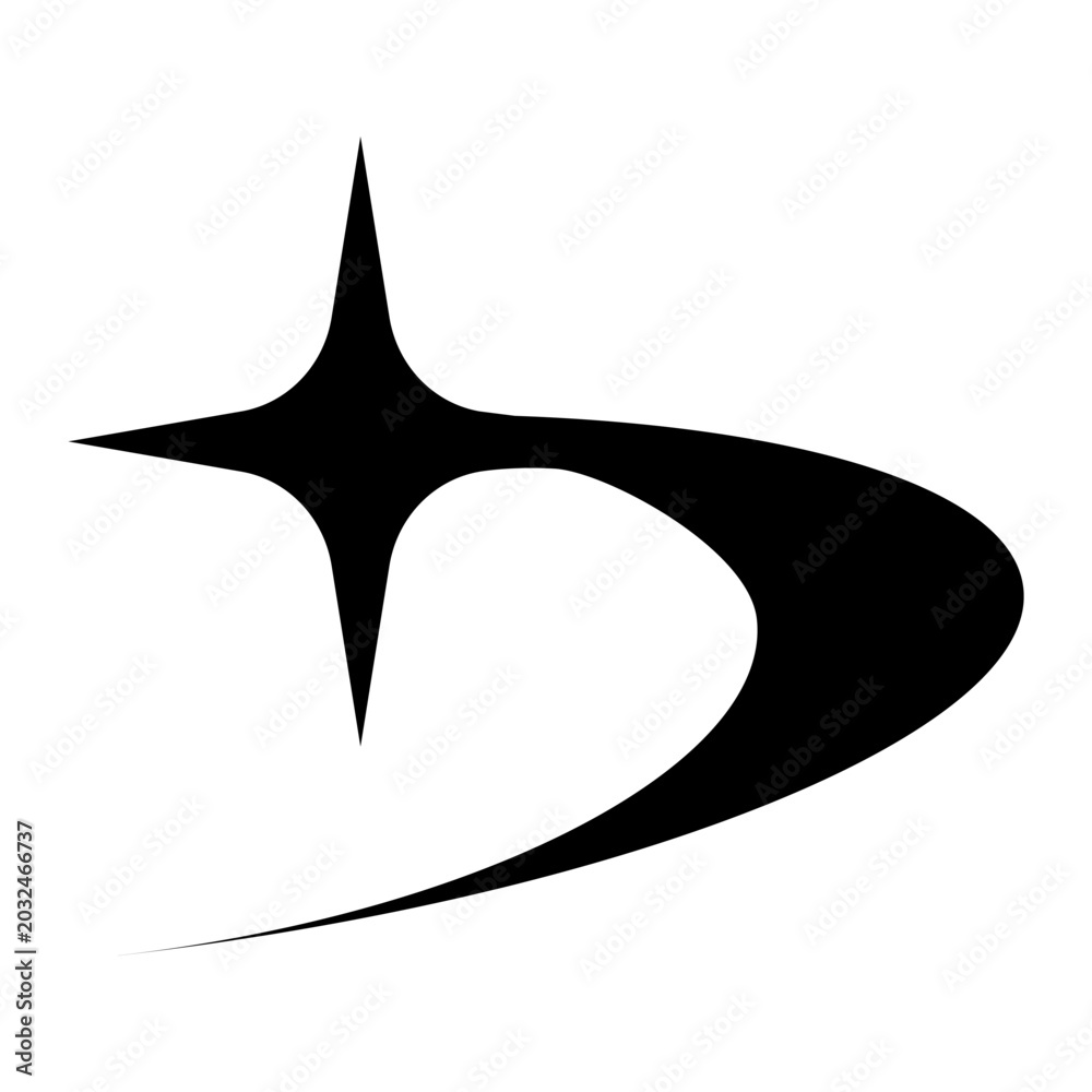 Fototapeta premium Abstract Star and Crescent Symbol Design.