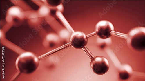 3d render of molecule