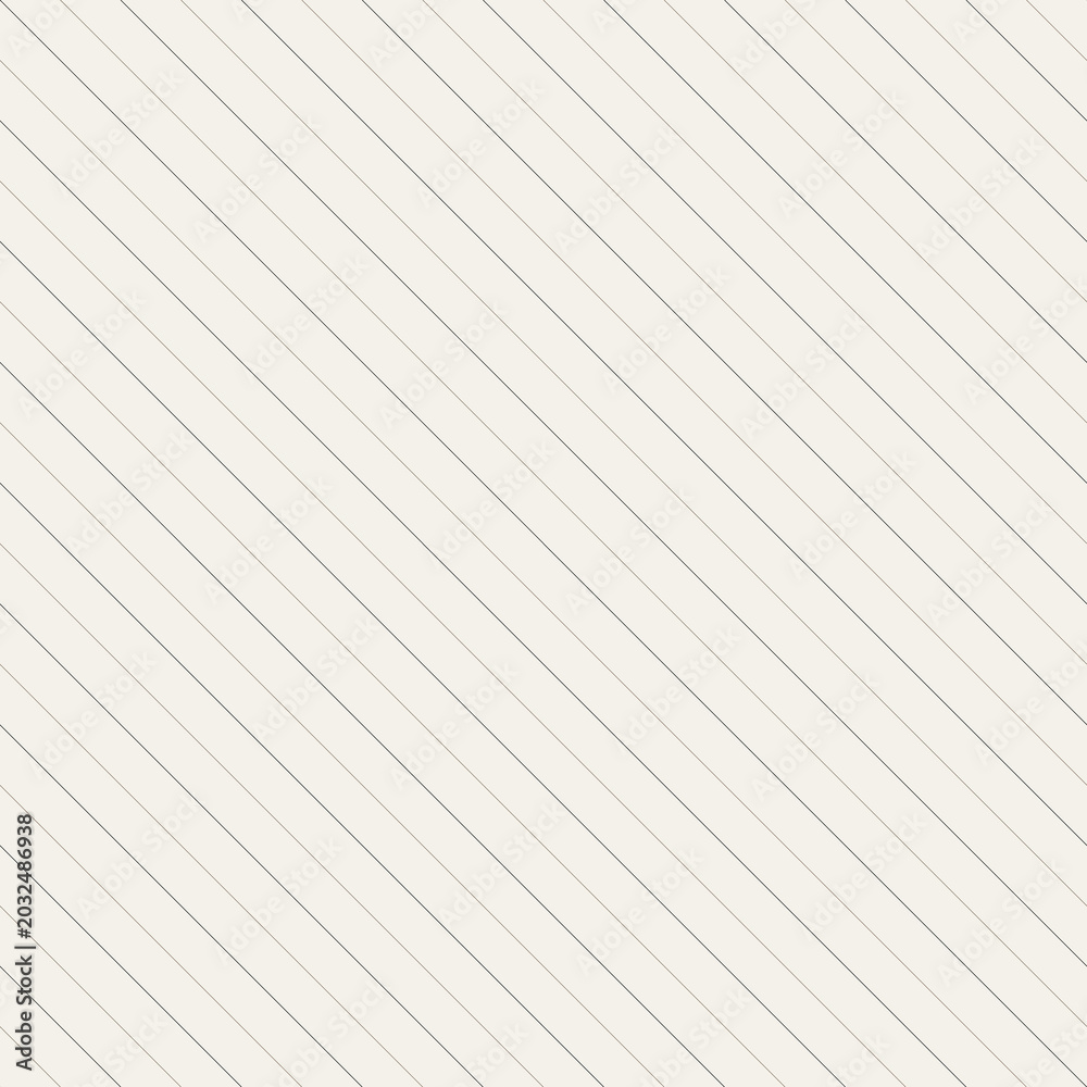 Naklejka premium Minimal beige and black diagonal line seamless pattern, abstract geometric background