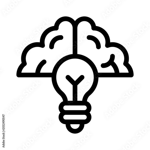 creativity line icon