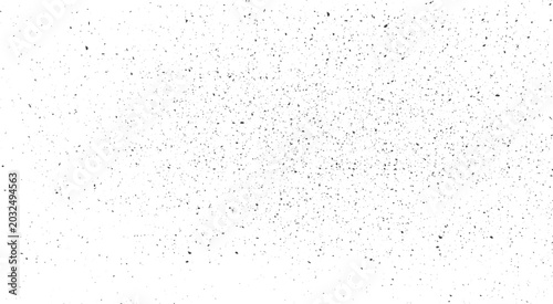 Foto Scratched Grunge Overlay Background, Light Surface with Fine Black Scratch Lines, Dust Speckles and Distressed Abstract Texture
