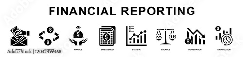 Tableau sur toile Corporate Finance Reports