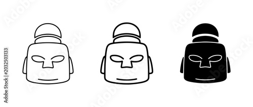Photography Moai Statues, Easter Island Icons, Ancient Stone Figures
