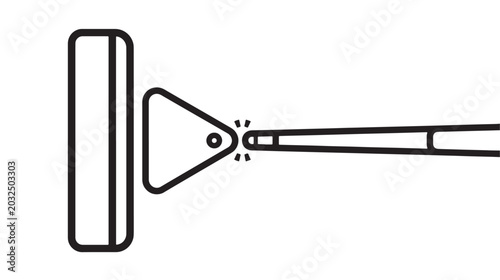 Foto Billiards cue hitting cue ball with precise impact illustration featuring pool,