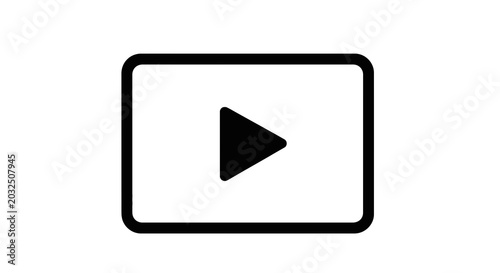 Play button icon for video.