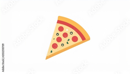 A slice of pizza with pepperoni and olives is shown on a plate.