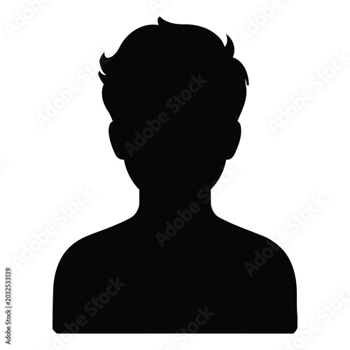 Minimal User Avatar Silhouette Icon Collection