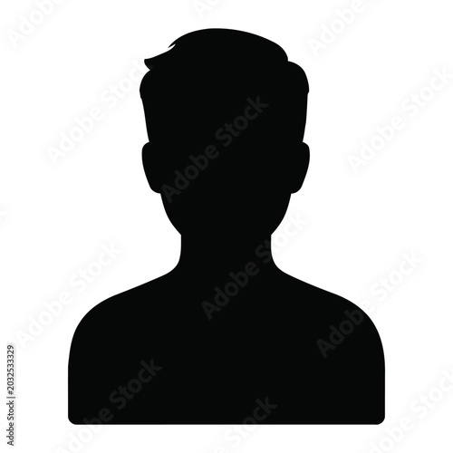 Minimal User Avatar Silhouette Icon Collection