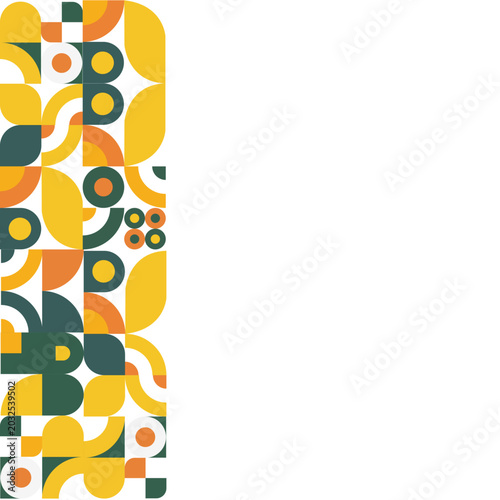 Mid Century Modern Border Background.ai
