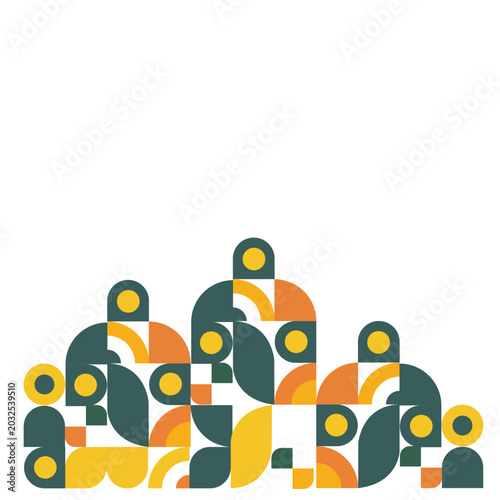 Minimalist Mid Century Modern Pattern Vector.ai