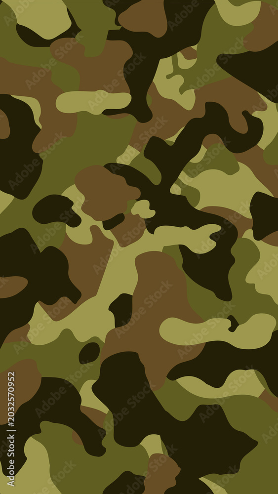 Fototapeta premium Green iPhone wallpaper camouflage pattern design