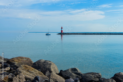 Warnemünde an der Ostseeküste
