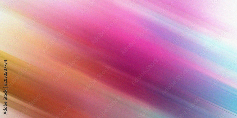 Obraz premium Vibrant diagonal streaks of pink purple orange and yellow blend together abstract background.