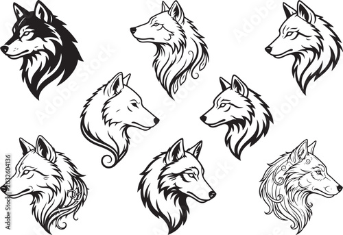WOLF HEAD SILHOUETTE