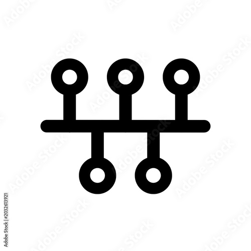 premium timeline node vector icon perfect for professional business infographics and workflow UI.