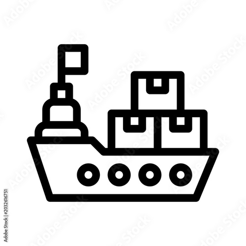 seafreight line icon