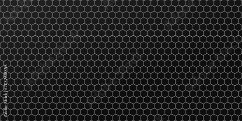 Bilde på lerret Abstract gird hexagons background