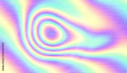 Tableau sur toile Iridescent retro striped background 8K, copy space