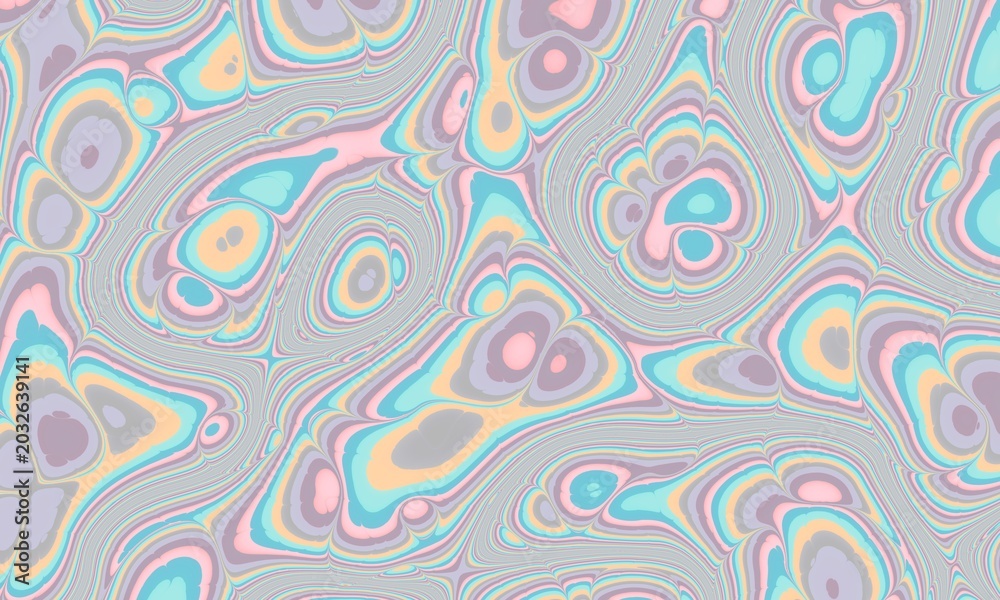 Fototapeta premium Abstract Pastel Swirling Pattern with Soft Colors for Artistic or Background Use