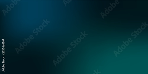 Foto Modern elegant dark blue to light blue and green gradient background illustratio