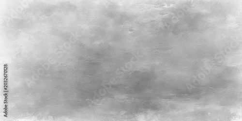 Tableau sur toile Abstract black and white grunge storm cloud smoke background texture with fog, d