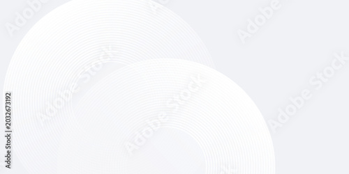 Slika na platnu Vector white glowing geometric lines on gray background