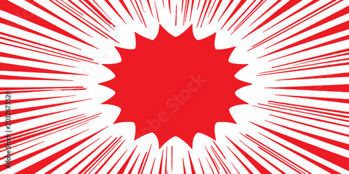 Tableau sur toile Abstract red background with stars and hearts decorative vector design in red co