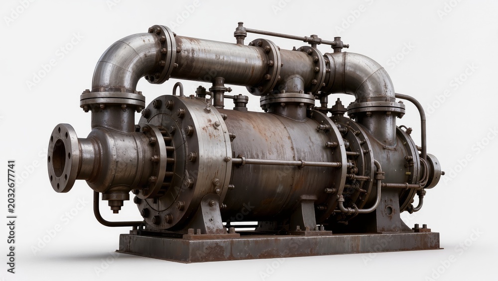 Obraz premium Industrial Vacuum Pump System