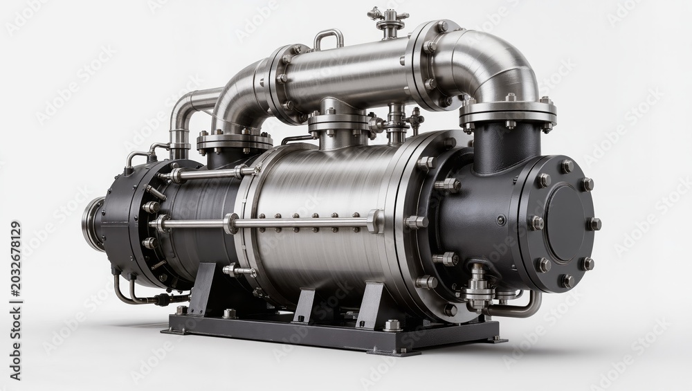 Obraz premium Industrial Vacuum Pump System