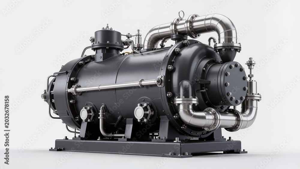Obraz premium Industrial Vacuum Pump System