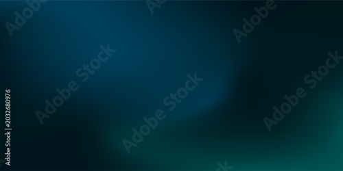 Tableau sur toile Modern elegant dark blue to light blue and green gradient background illustratio